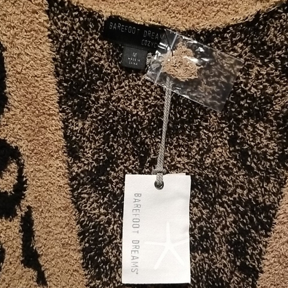 💕BAREFOOT DREAMS💕 CozyChic Leopard Cardigan (M) - Picture 13 of 16